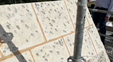 Tête de tourelle patinée Vitot (27)